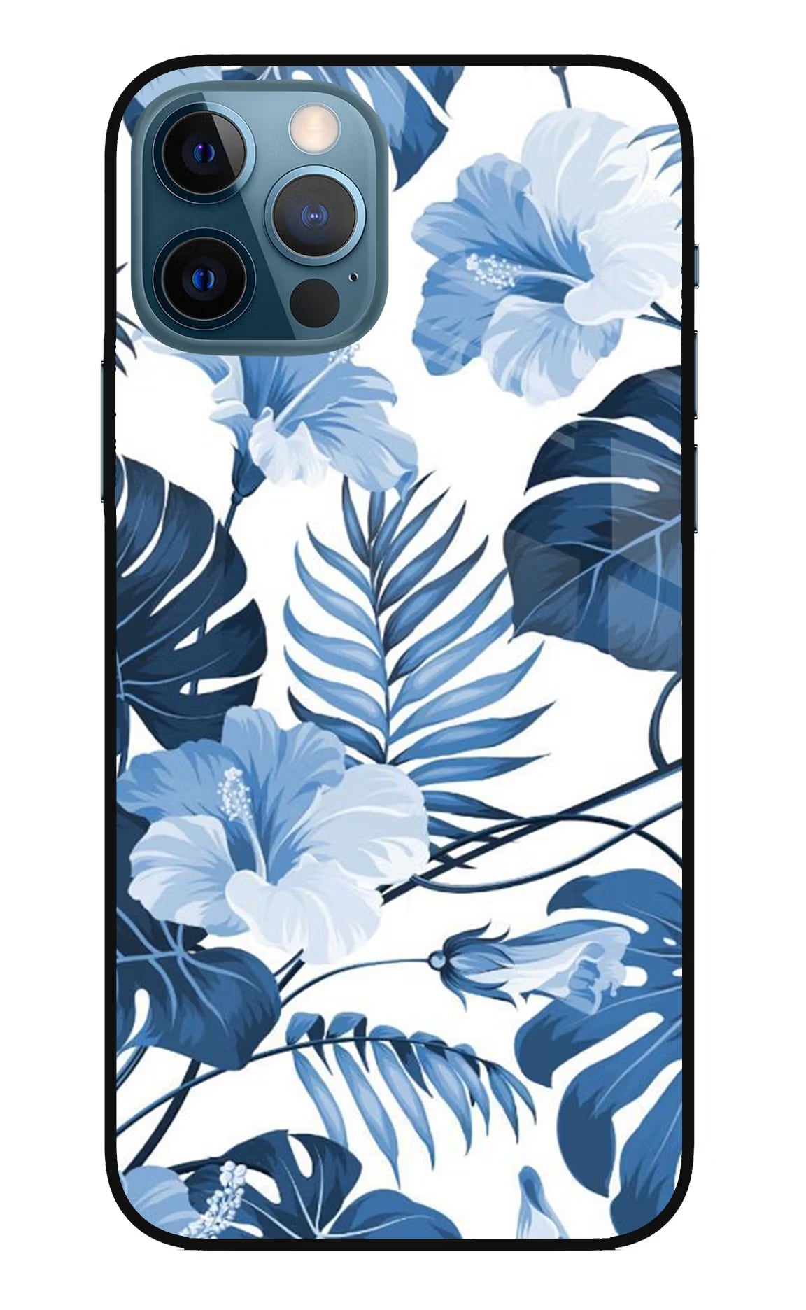 Fabric Art iPhone 12 Pro Glass Case Back Cover by Casekaro