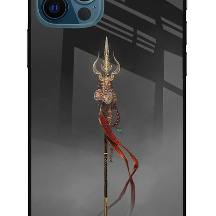 Shiv Trishul iPhone 12 Pro Glass Case