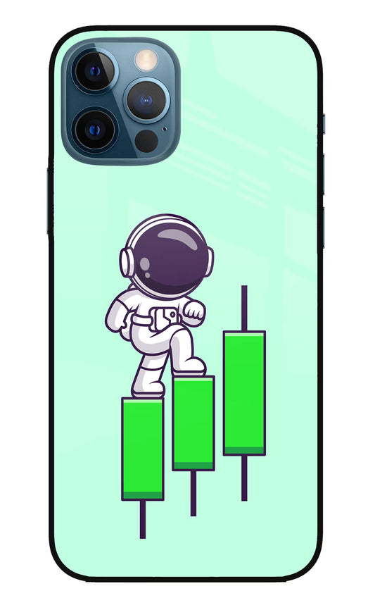 Astronaut Trader iPhone 12 Pro Glass Case