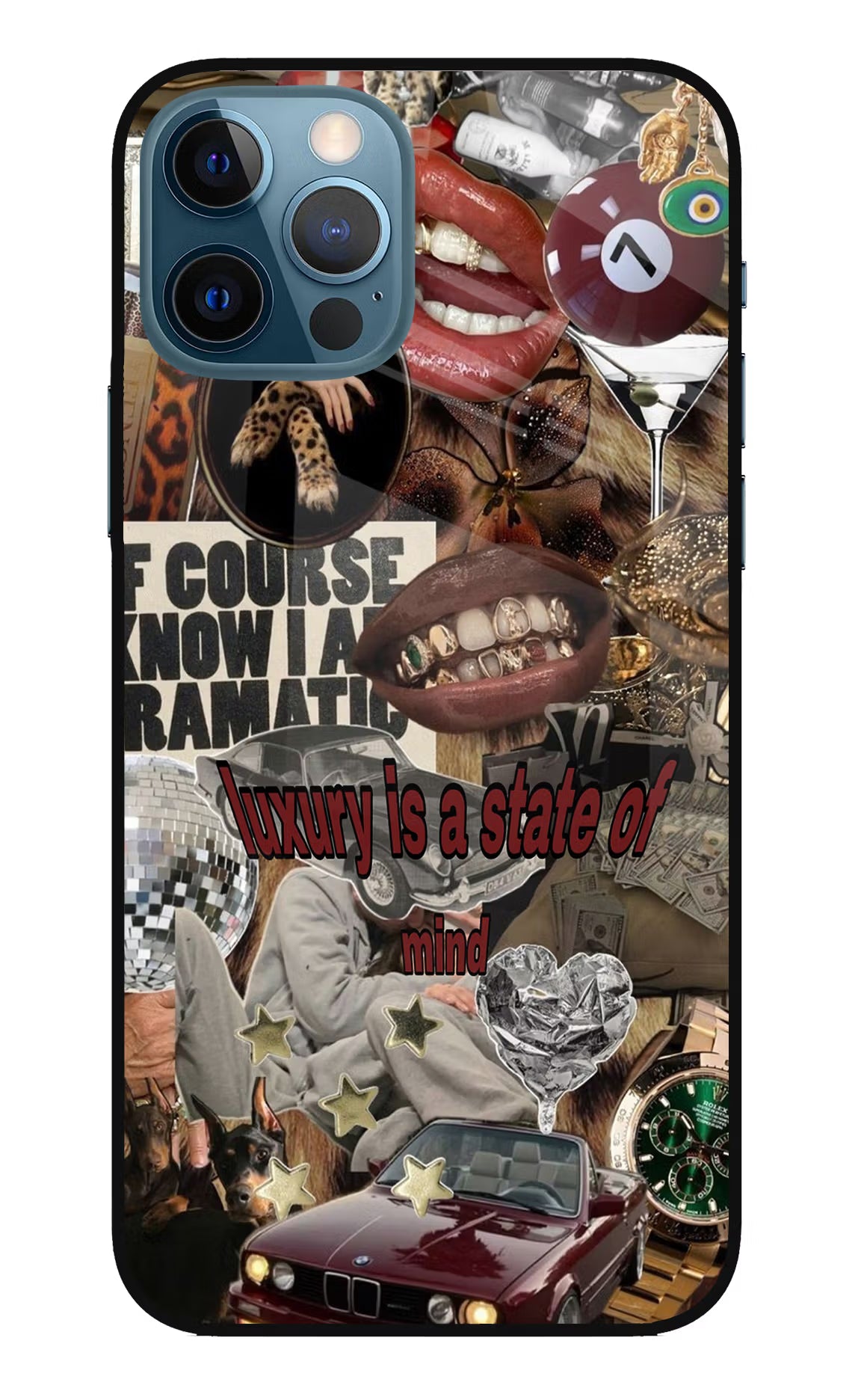 Luxury iPhone 12 Pro Glass Case