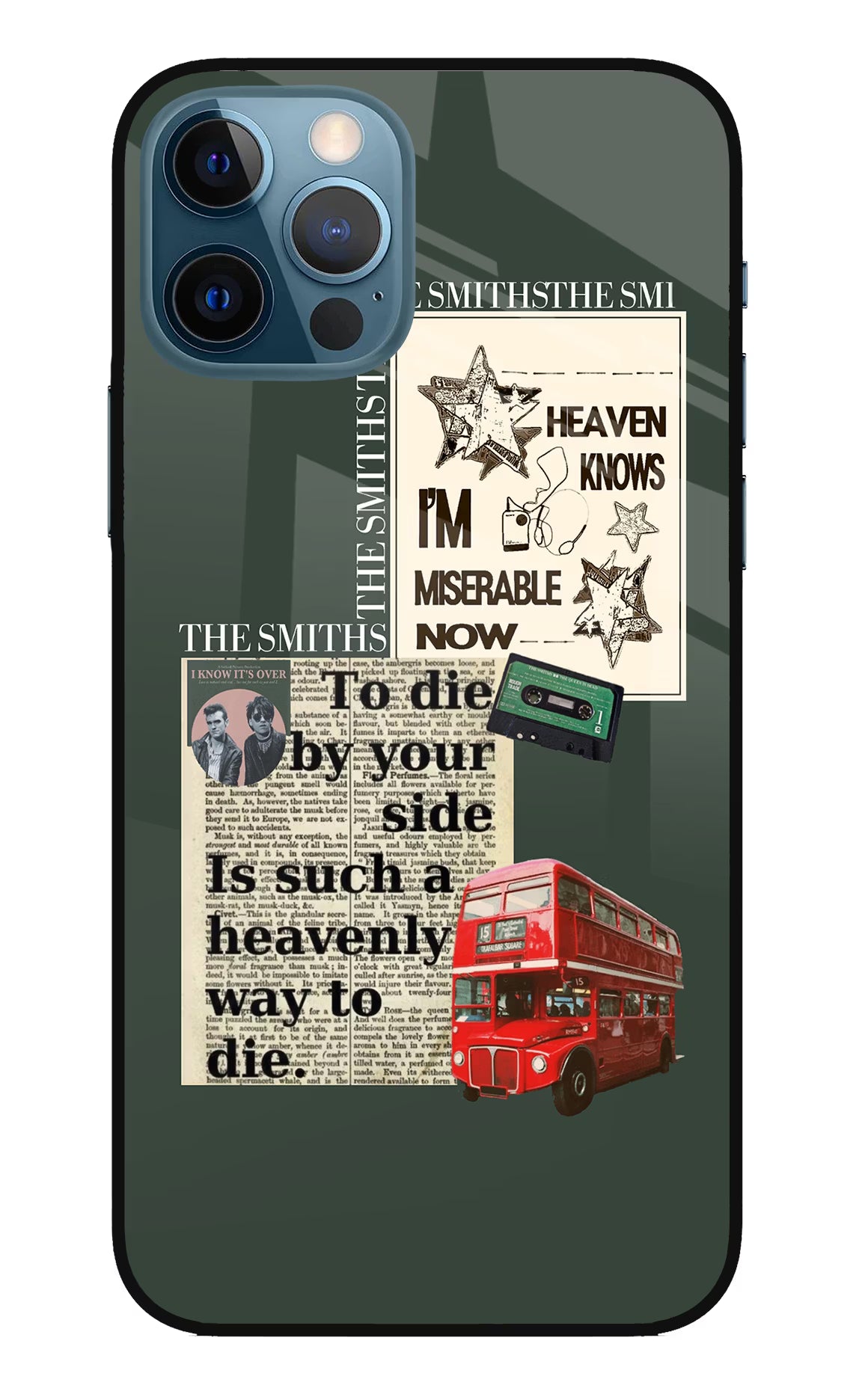 The Smiths iPhone 12 Pro Glass Case Back Cover by Casekaro