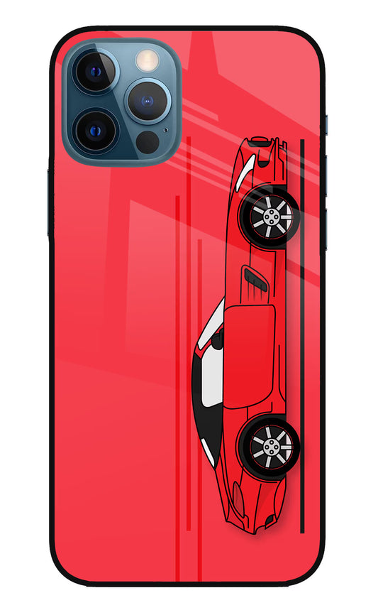 Red Velocity iPhone 12 Pro Glass Case