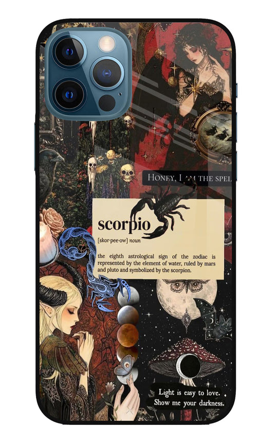 Scorpio Zodiac iPhone 12 Pro Glass Case