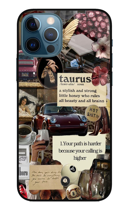 Taurus Zodiac iPhone 12 Pro Glass Case