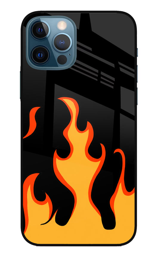Fired Up – Black iPhone 12 Pro Glass Case