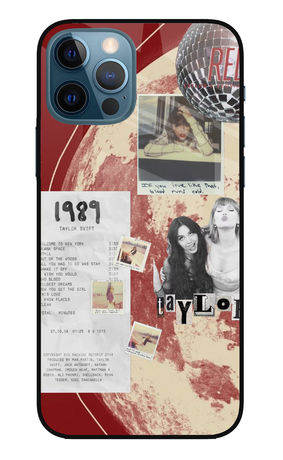 Taylor Swift iPhone 12 Pro Glass Case