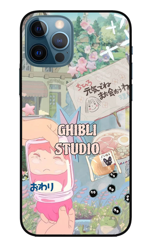Studio Ghibli iPhone 12 Pro Glass Case
