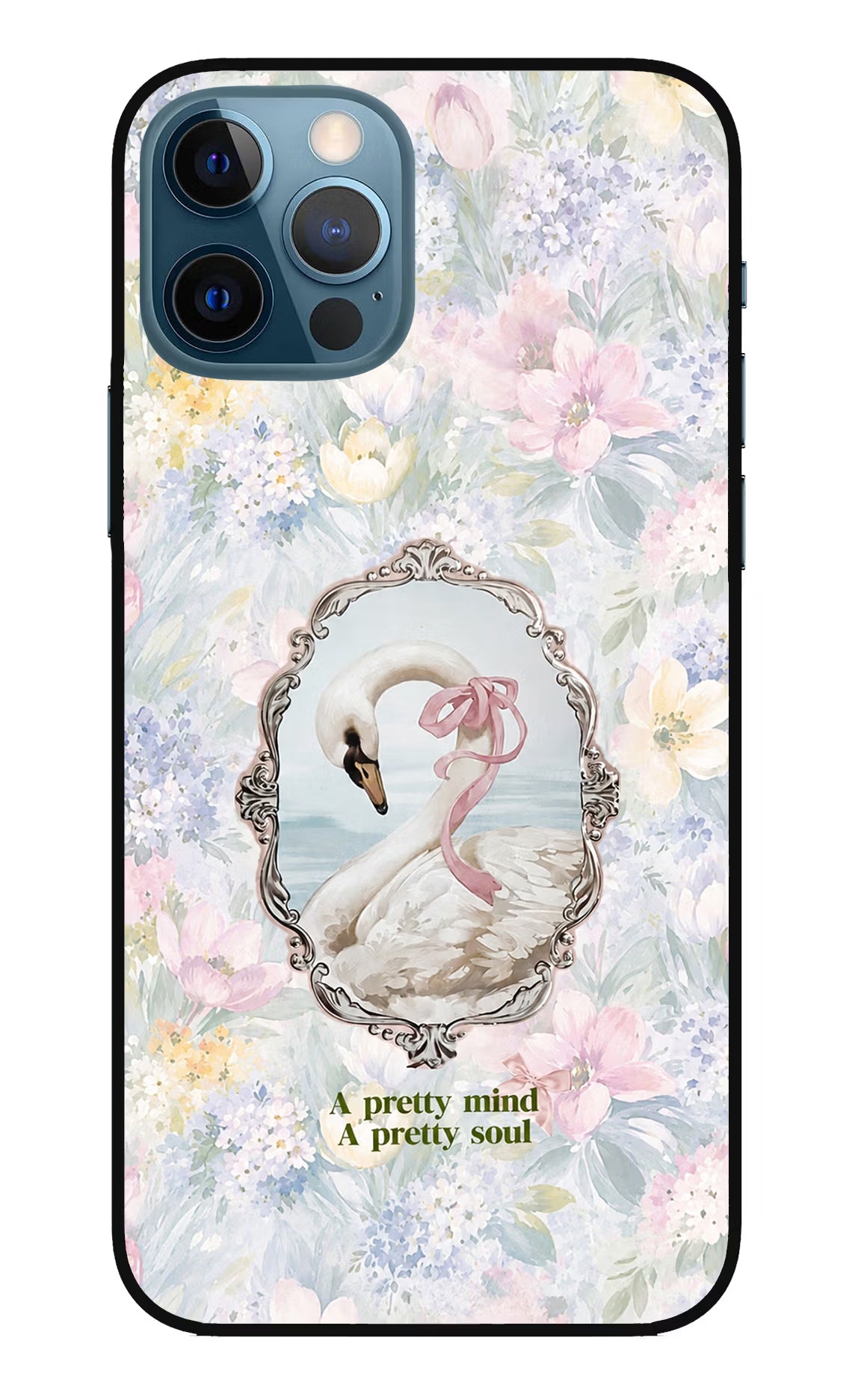 Pretty Mind Pretty Soul iPhone 12 Pro Glass Case
