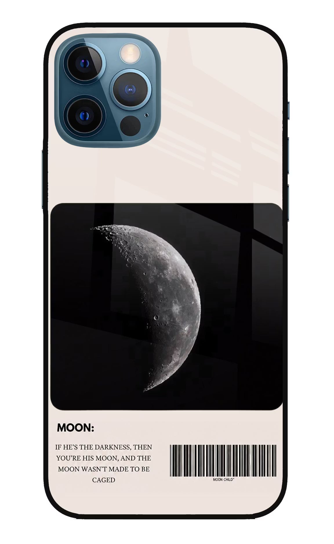 Moon Phase iPhone 12 Pro Glass Case