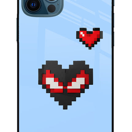 Peter Heart iPhone 12 Pro Glass Case