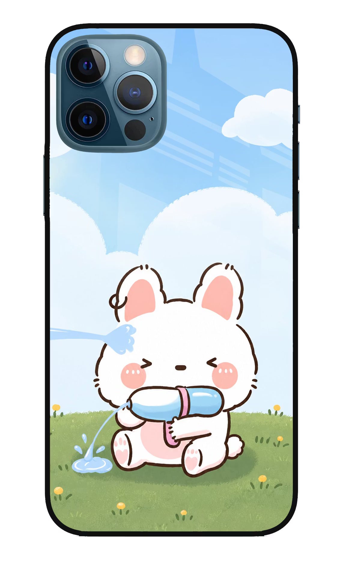 Bunny Treat iPhone 12 Pro Glass Case