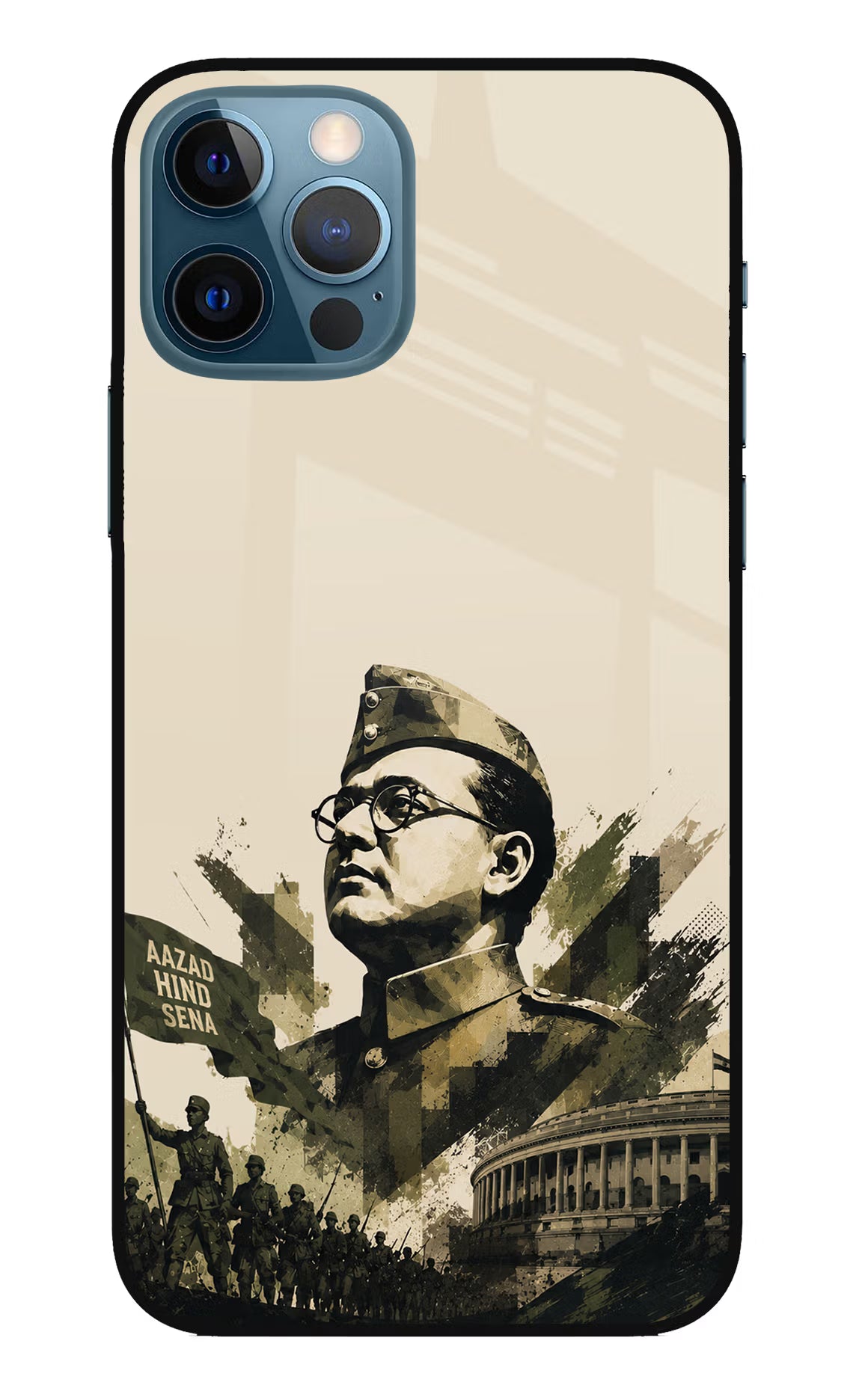 Netaji Rising iPhone 12 Pro Glass Case