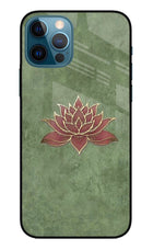 Lotus Grace iPhone 12 Pro Glass Case