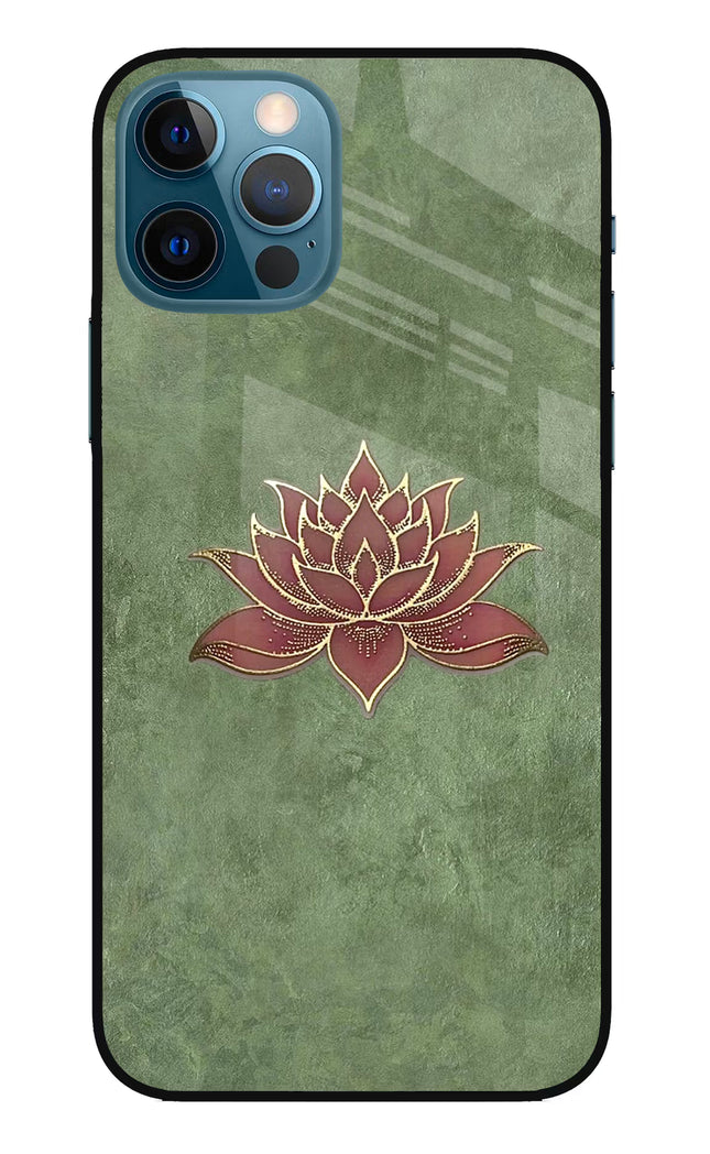 Lotus Grace iPhone 12 Pro Glass Case