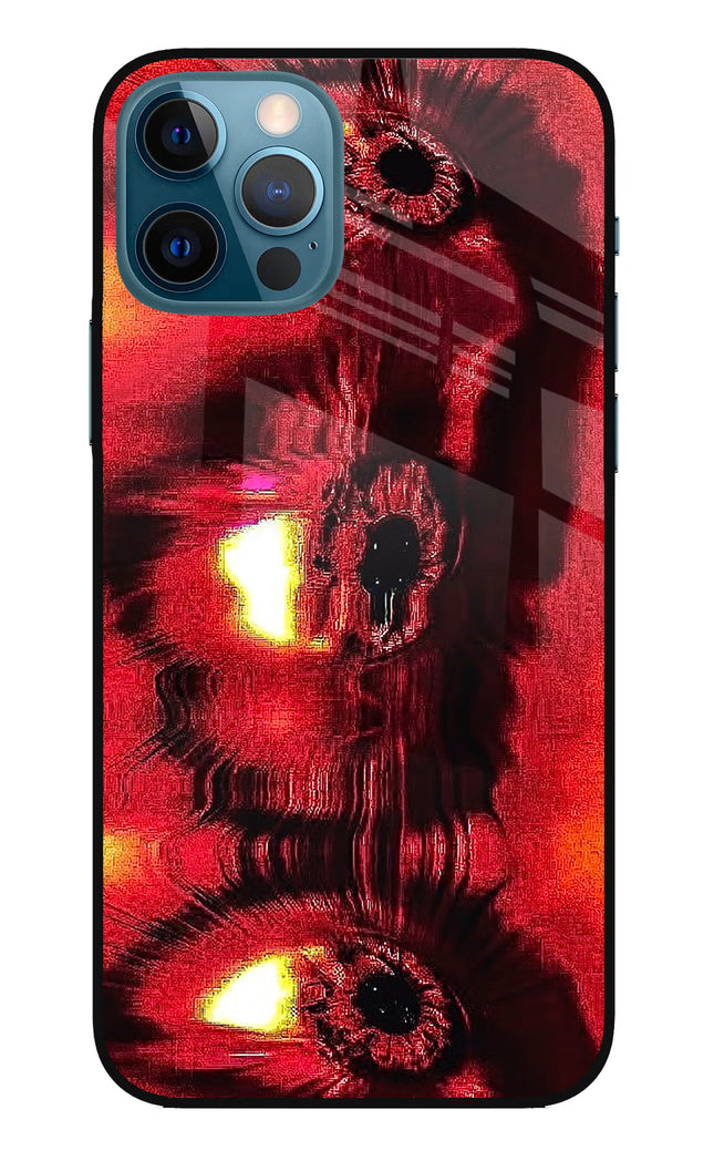 Fire Eye iPhone 12 Pro Glass Case