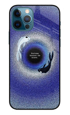 Dark Koi iPhone 12 Pro Glass Case