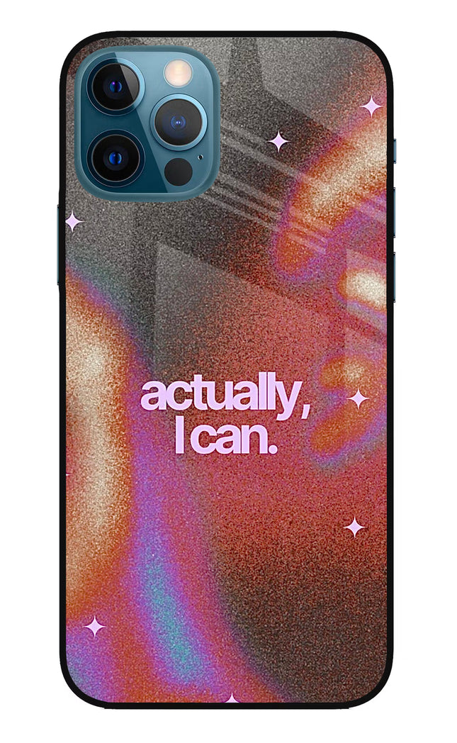 Pink Aura iPhone 12 Pro Glass Case
