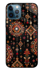 Boho Noir iPhone 12 Pro Glass Case