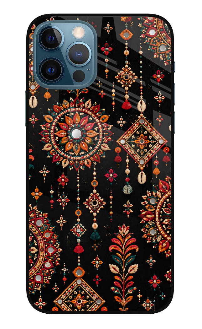 Boho Noir iPhone 12 Pro Glass Case