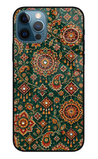 Green Pataka iPhone 12 Pro Glass Case