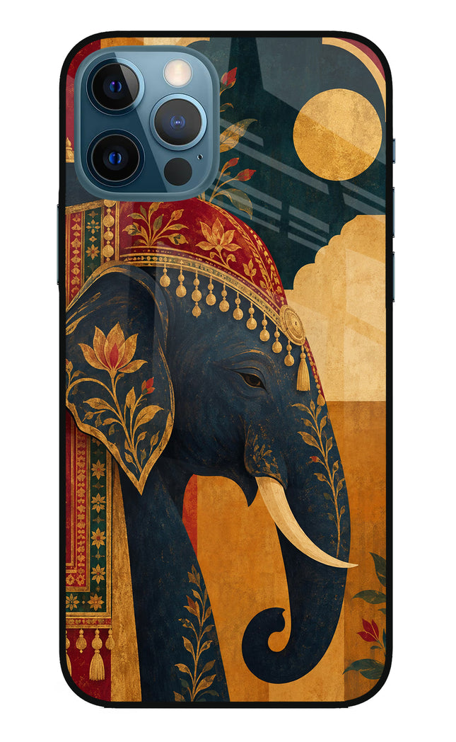 Royal Elephant iPhone 12 Pro Glass Case
