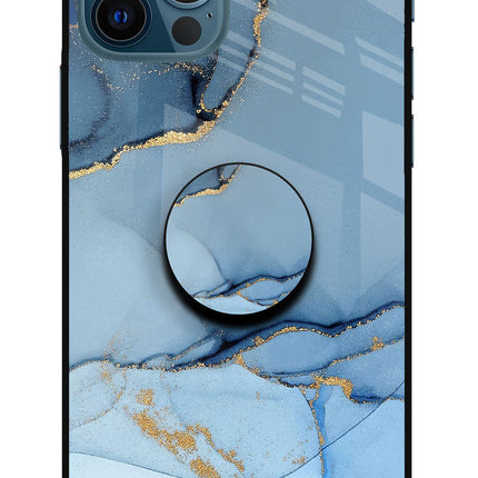 Blue Marble iPhone 12 Pro Glass Case