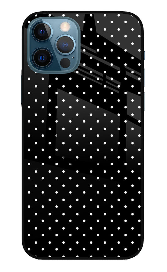 White Dots iPhone 12 Pro Glass Case