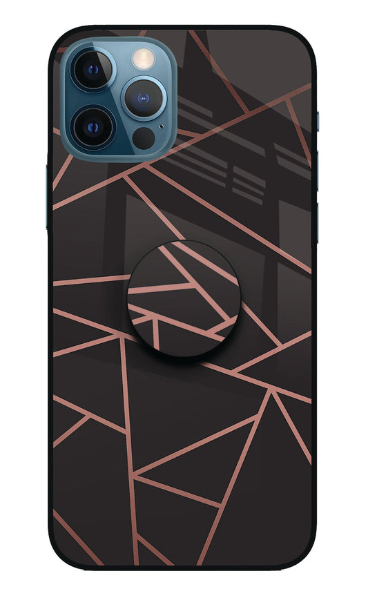 Geometric Pattern iPhone 12 Pro Glass Case