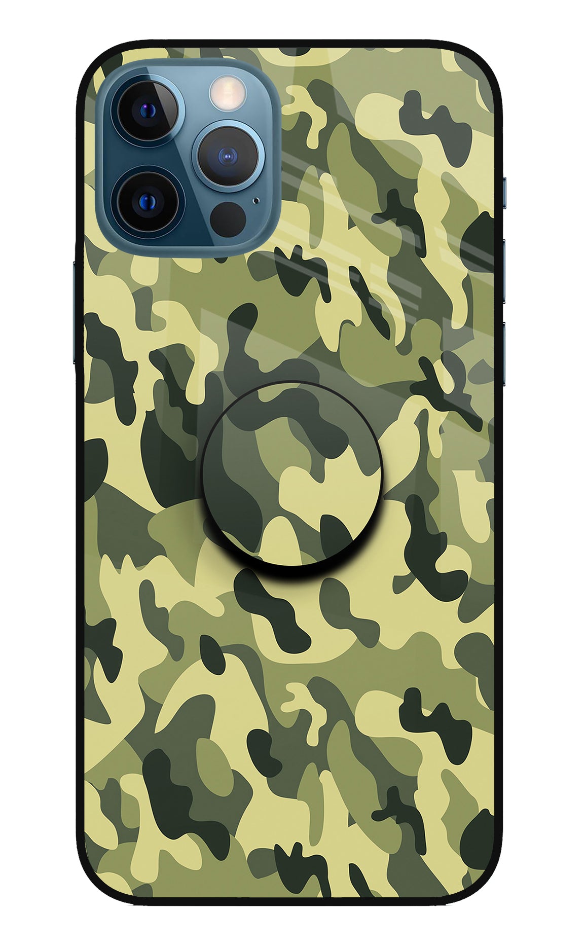Camouflage iPhone 12 Pro Glass Case