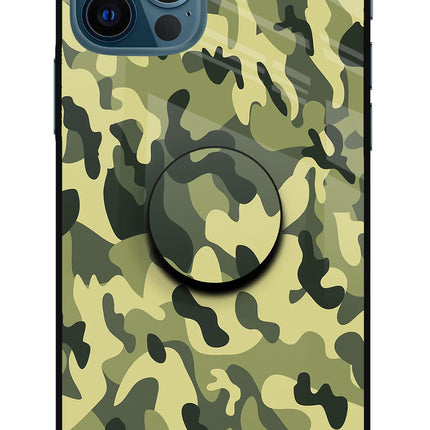 Camouflage iPhone 12 Pro Glass Case
