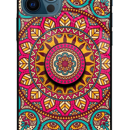 Mandala iPhone 12 Pro Glass Case