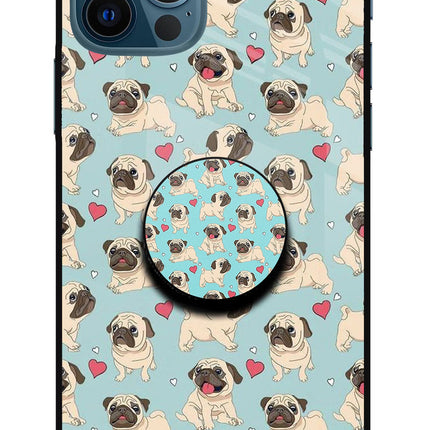 Pug Dog iPhone 12 Pro Glass Case