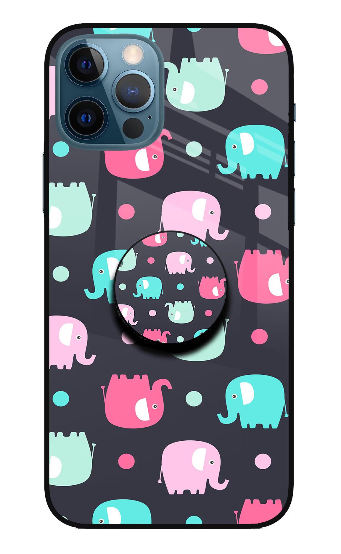Baby Elephants iPhone 12 Pro Pop Case by Casekaro