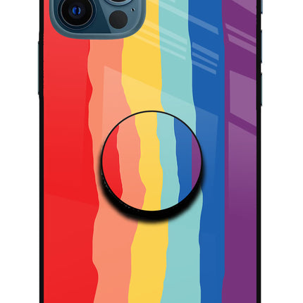 Rainbow iPhone 12 Pro Glass Case