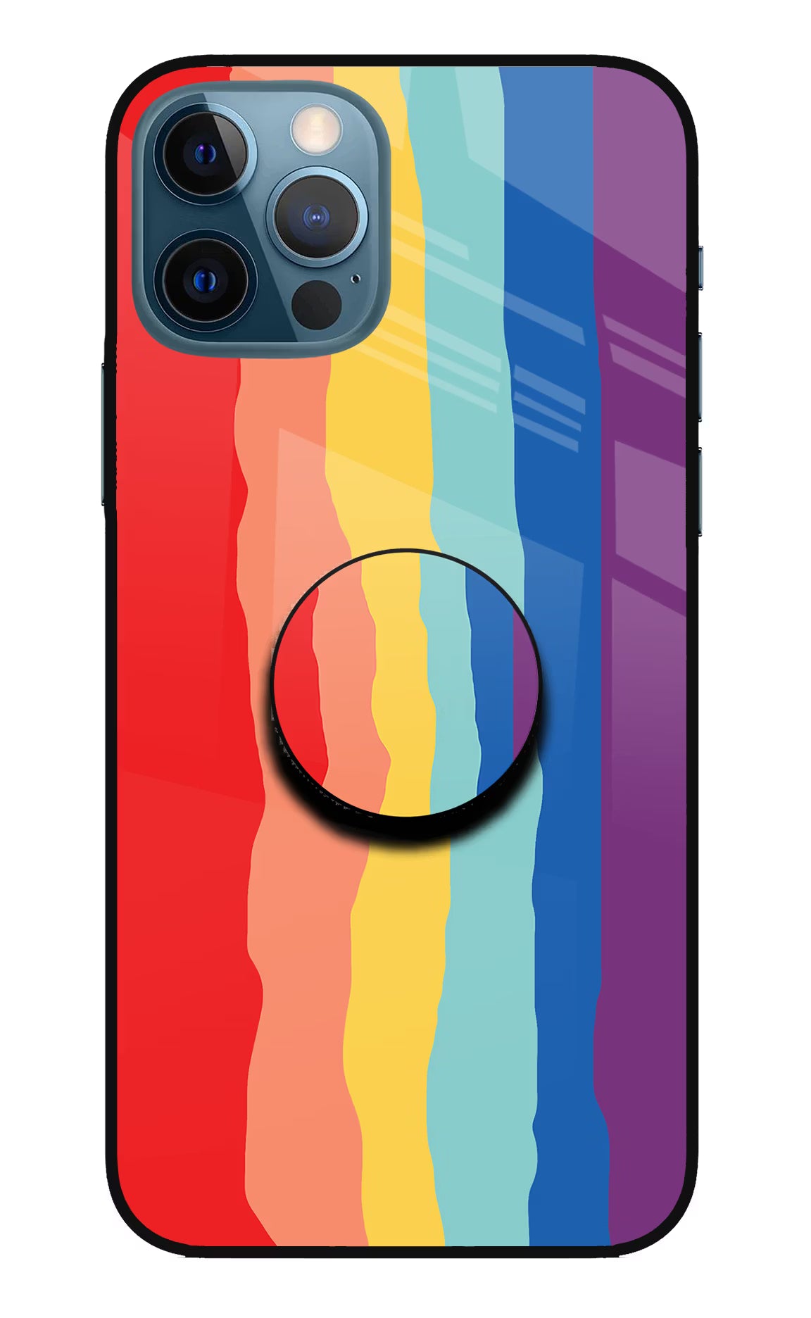 Rainbow iPhone 12 Pro Pop Case by Casekaro