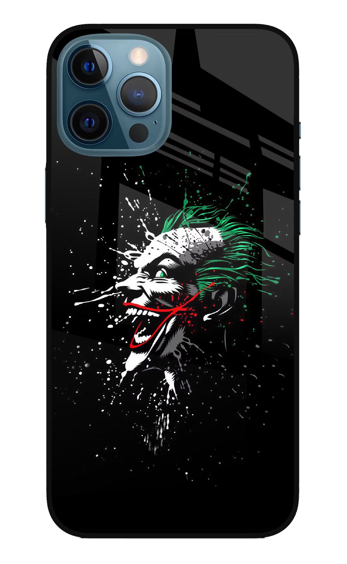 Joker iPhone 12 Pro Max Glass Case Back Cover by Casekaro