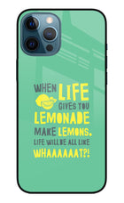 Quote iPhone 12 Pro Max Glass Case