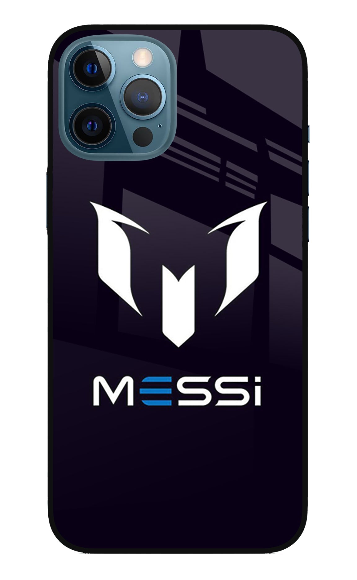Messi Logo iPhone 12 Pro Max Glass Case