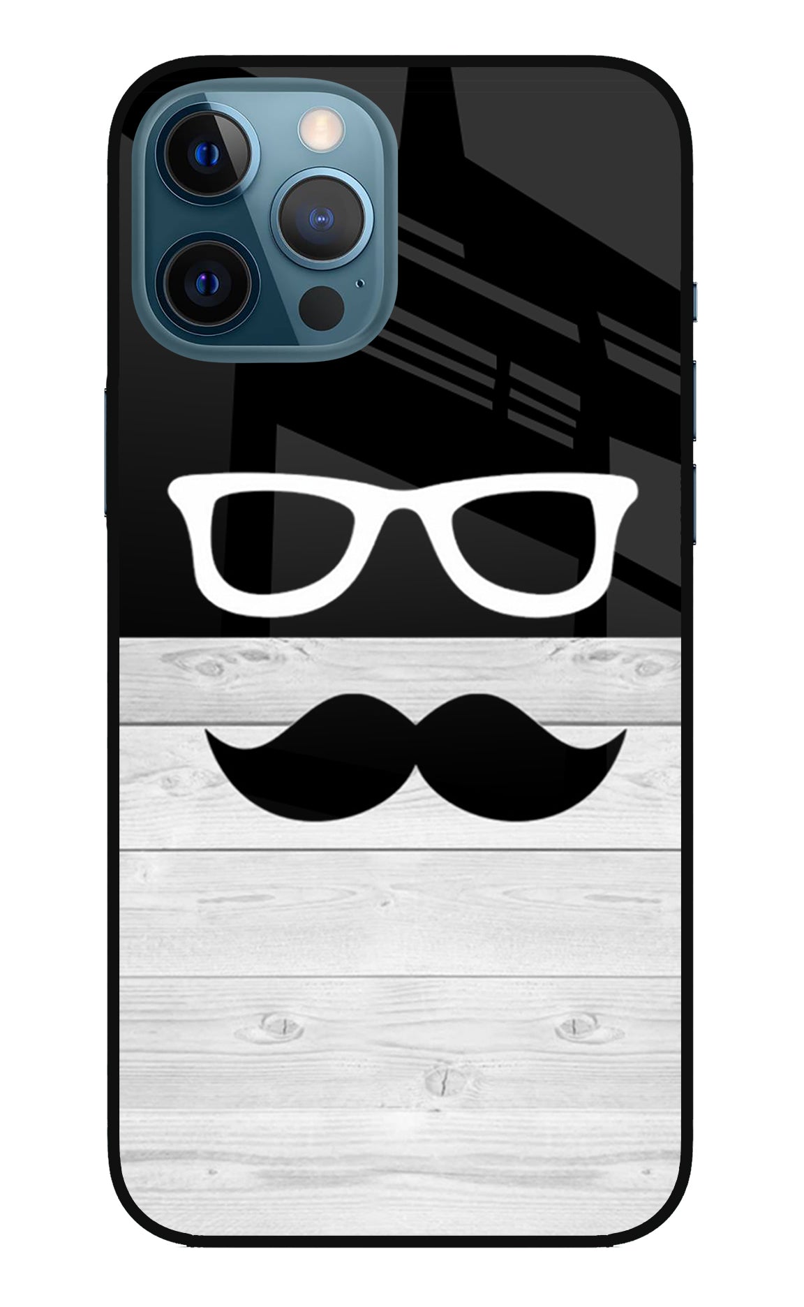 Mustache iPhone 12 Pro Max Glass Case