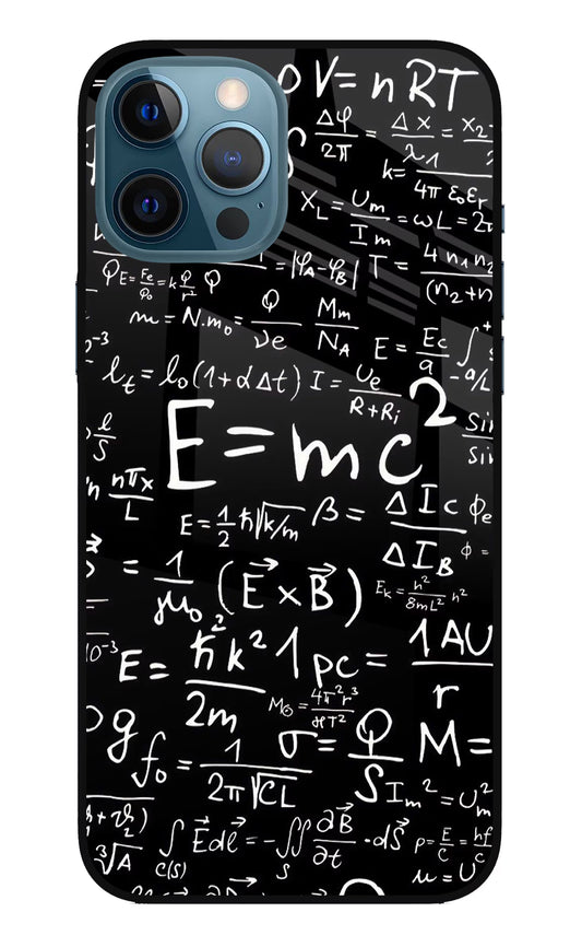 Physics Formula iPhone 12 Pro Max Glass Case
