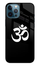 Om iPhone 12 Pro Max Glass Case Back Cover by Casekaro