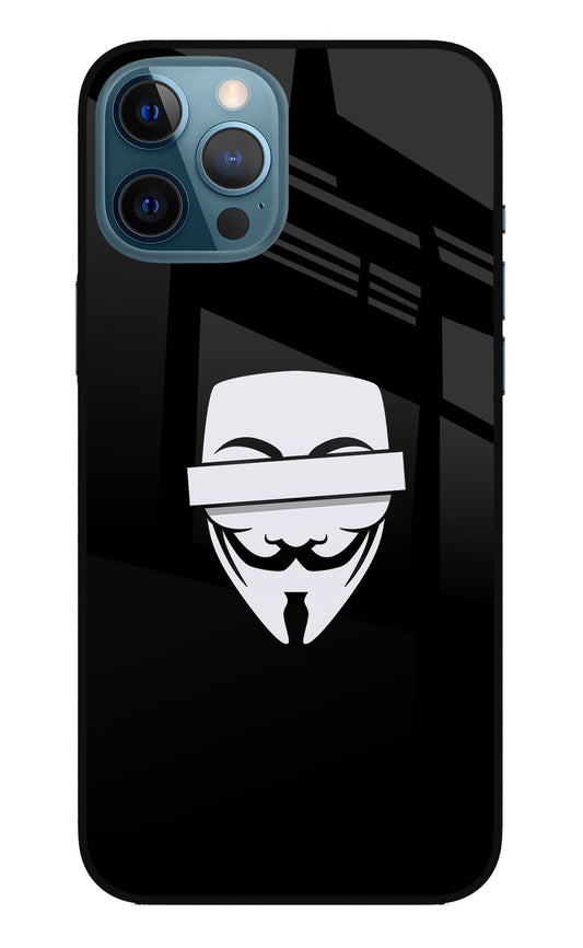 Anonymous Face iPhone 12 Pro Max Glass Case