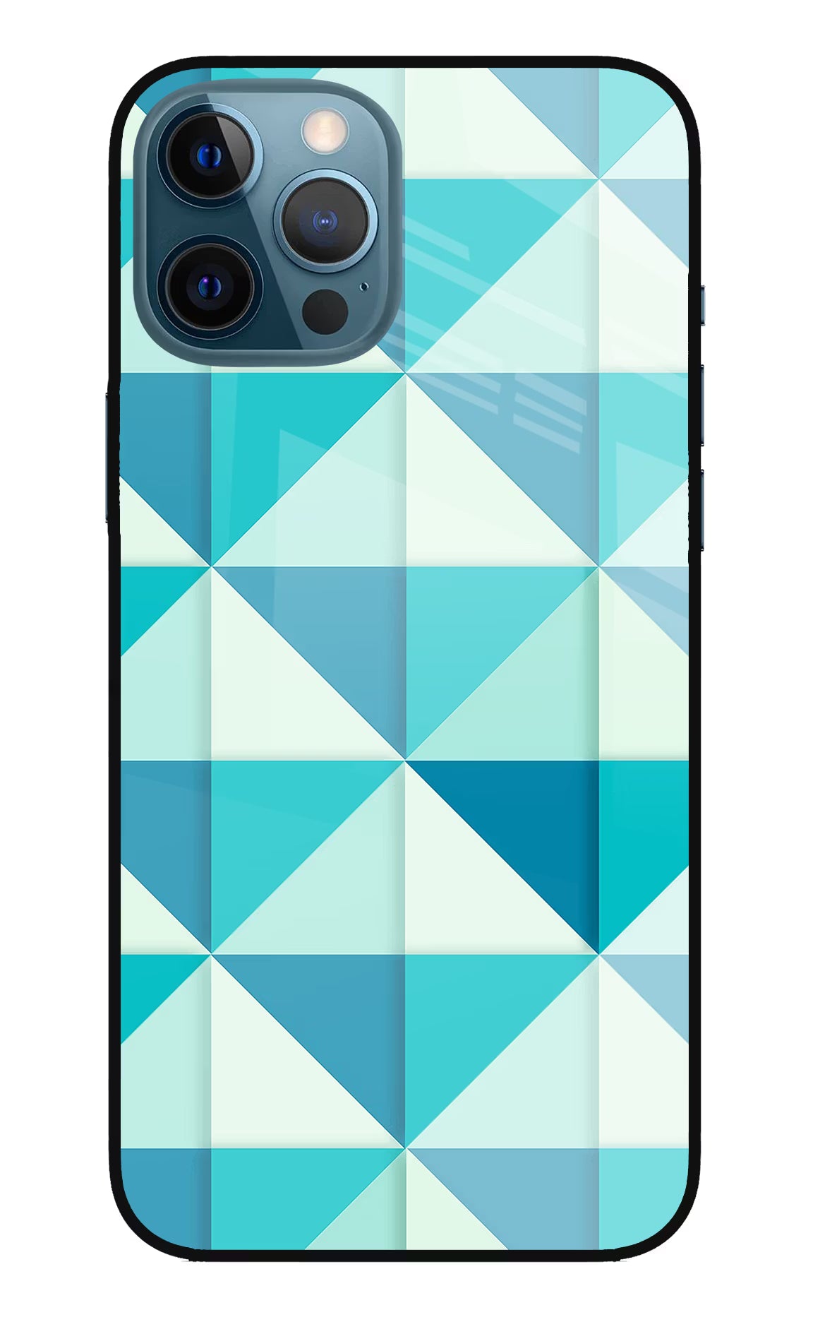Abstract iPhone 12 Pro Max Glass Case Back Cover by Casekaro
