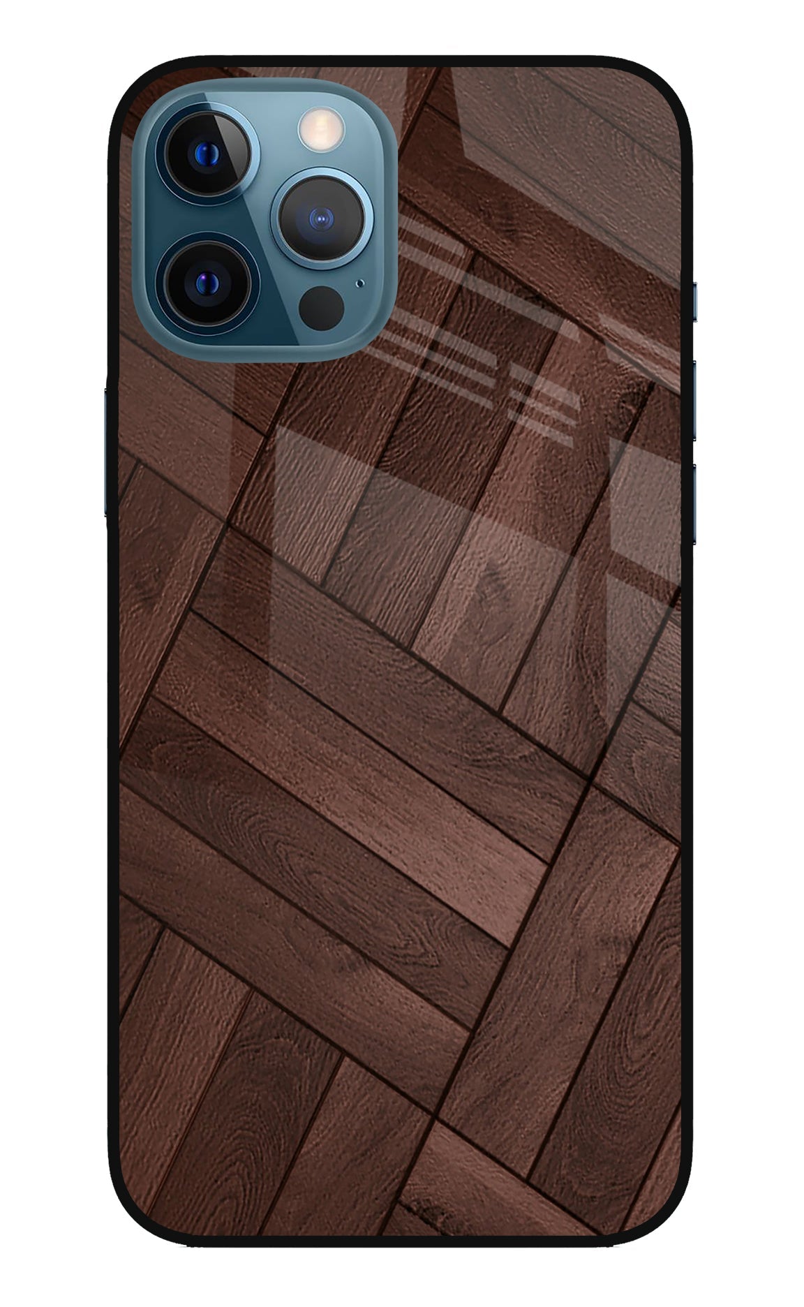 Wooden Texture Design iPhone 12 Pro Max Back Cover