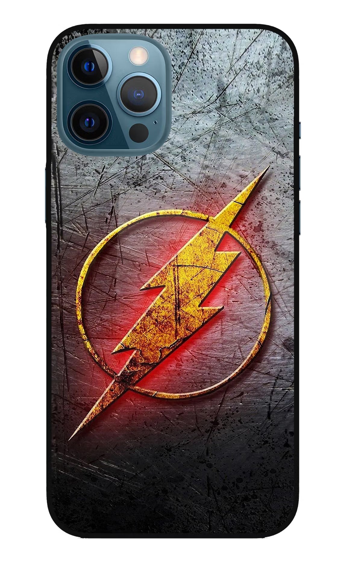 Flash iPhone 12 Pro Max Glass Case Back Cover by Casekaro