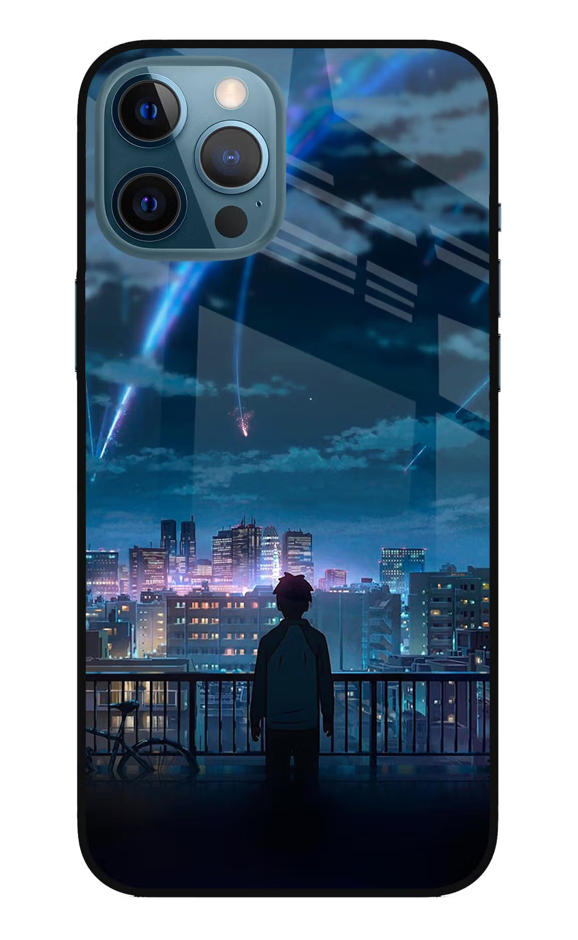 Anime iPhone 12 Pro Max Glass Case Back Cover by Casekaro