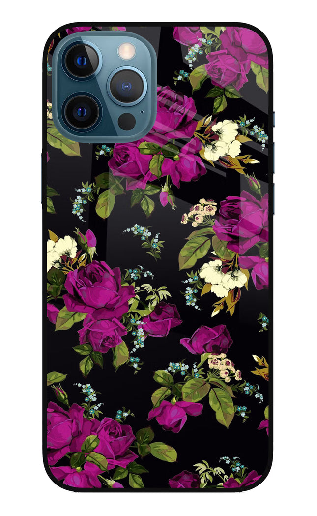 Flowers iPhone 12 Pro Max Glass Case