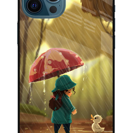 Rainy Day iPhone 12 Pro Max Glass Case