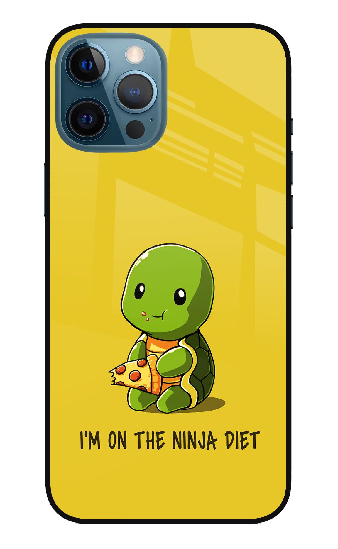 I'm on Ninja Diet iPhone 12 Pro Max Glass Case Back Cover by Casekaro