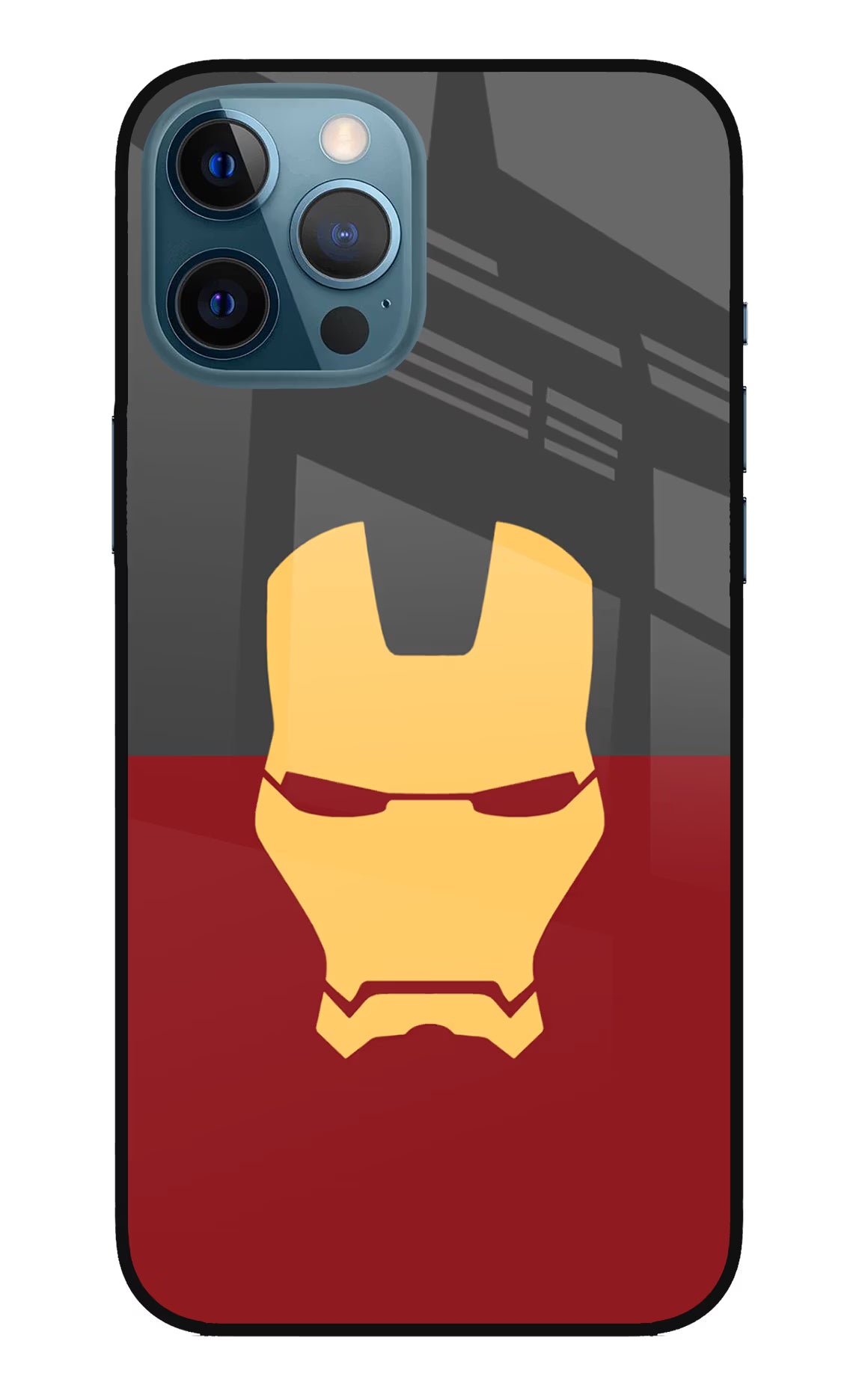 Ironman iPhone 12 Pro Max Glass Case Back Cover by Casekaro